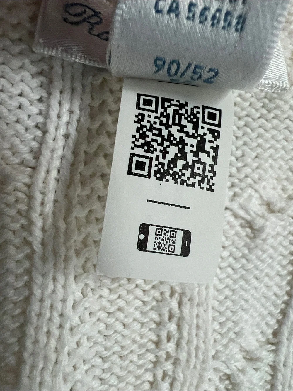 Ralph Lauren | Cream Cable-Knit Peplum Baby Cardigan Size 24 Months